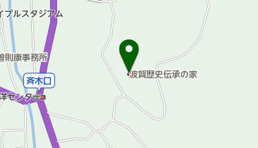 波賀歴史伝承の家の地図画像