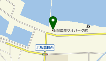 新温泉町山陰海岸ジオパーク館の地図画像