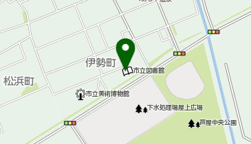 芦屋市立図書館の地図画像
