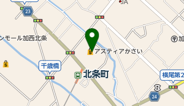 加西市立図書館の地図画像