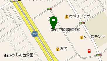 三田市立図書館ウッディタウン分館の地図画像