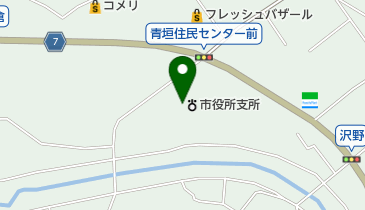 丹波市立青垣図書館の地図画像