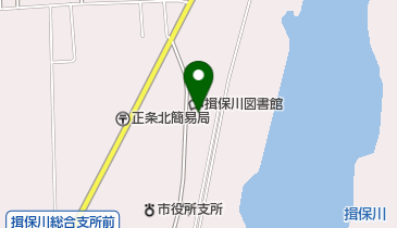 たつの市立揖保川図書館の地図画像