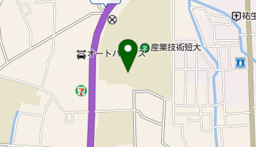 産業技術短期大学図書館の地図画像