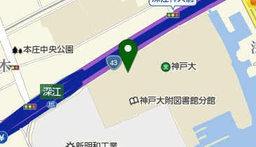 神戸大学海事博物館の地図画像