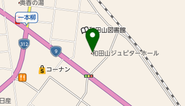 朝来市和田山ジュピターホールの地図画像