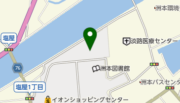 洲本市文化体育館の地図画像