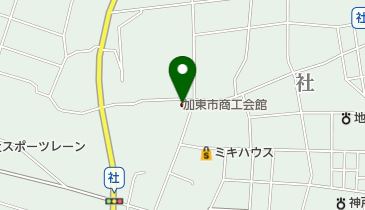 加東市商工会館の地図画像