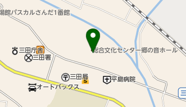 三田市総合文化センター郷の音ホールの地図画像