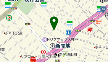 神戸新開地・喜楽館の地図画像