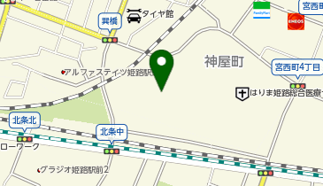 姫路市文化コンベンションセンターの地図画像