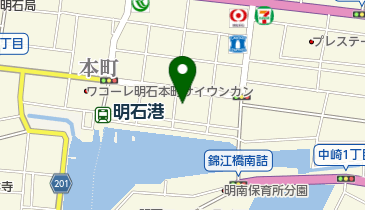 明石ほんまち三白館の地図画像