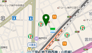 神戸三宮シアター・エートーの地図画像