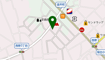 クレリかなでホールの地図画像