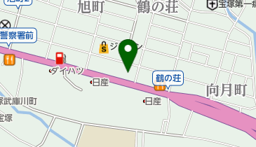 ベルコシティホール宝塚の地図画像