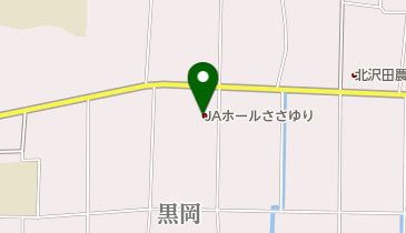 JAホールささゆりの地図画像