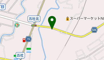 ふじき葬祭五社北ホールの地図画像