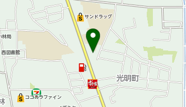 ベルコユアホールおばやしの地図画像