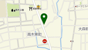 ほっかほっか亭高木東町店の地図画像