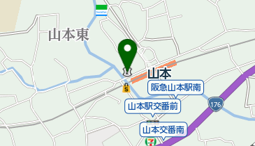 池田泉州銀行山本支店の地図画像