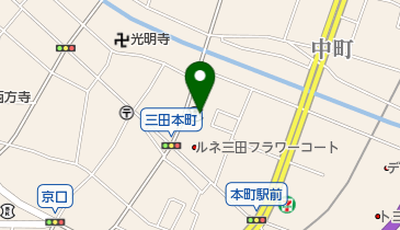 但馬銀行三田支店の地図画像