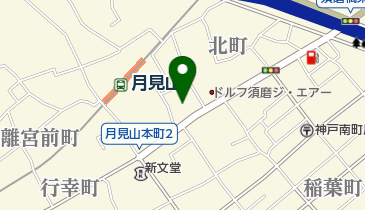 但馬銀行月見山支店の地図画像