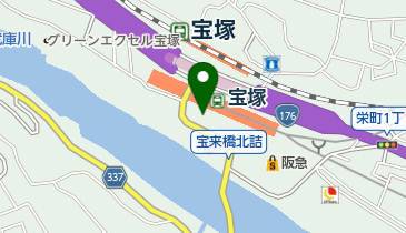 尼崎信用金庫宝塚支店の地図画像