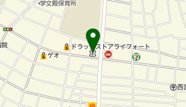 尼崎信用金庫鳴尾支店の地図画像