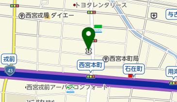 尼崎信用金庫阪神西宮支店の地図画像