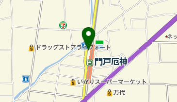 尼崎信用金庫門戸支店の地図画像