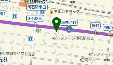 淡路信用金庫明石支店の地図画像