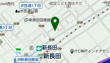 淡路信用金庫新長田支店の地図画像