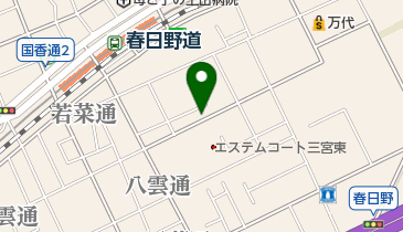 神戸信用金庫春日野支店の地図画像