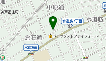 神戸信用金庫西灘支店の地図画像
