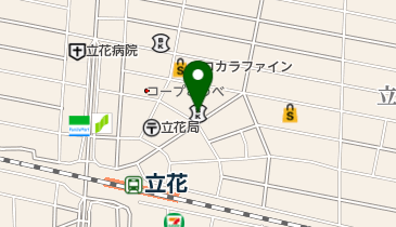 北おおさか信用金庫立花支店の地図画像