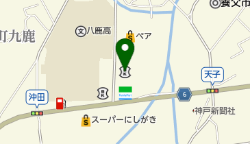 但馬信用金庫八鹿支店の地図画像