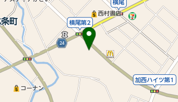 但陽信用金庫加西支店の地図画像