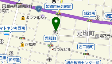 但陽信用金庫姫路支店の地図画像