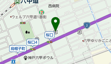 日新信用金庫六甲支店の地図画像