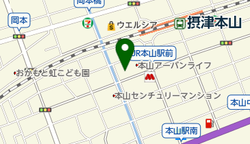 播州信用金庫本山支店の地図画像