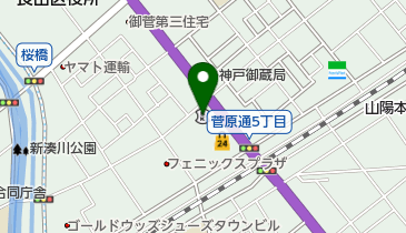 姫路信用金庫神戸西支店の地図画像