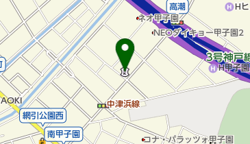 兵庫信用金庫甲子園支店の地図画像