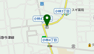 播州信用金庫宝塚支店の地図画像