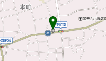 播州信用金庫小野支店の地図画像