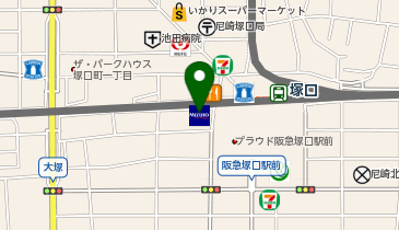 みずほ銀行西宮北口支店の地図画像