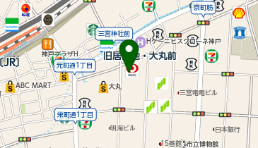 三菱UFJ銀行兵庫支店の地図画像
