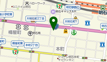 三菱UFJ銀行明石支店の地図画像