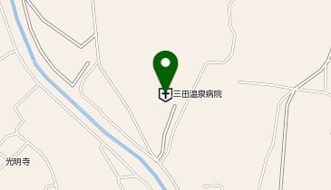 医療法人敬愛会三田温泉病院の地図画像
