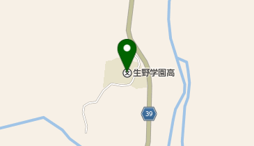 私立生野学園高校の地図画像