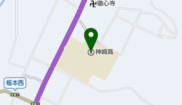 兵庫県立神崎高校の地図画像